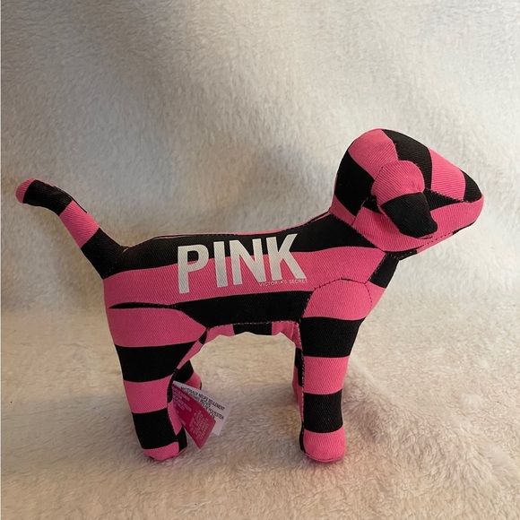 PINK Victoria's Secret Other - PINK Victoria's Secret Striped Dog - Black and Pink